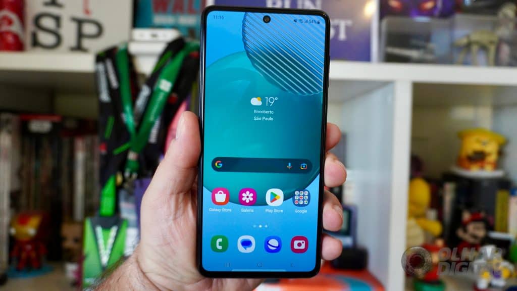 Galaxy M54 (Imagem: André Fogaça/Olhar Digital)