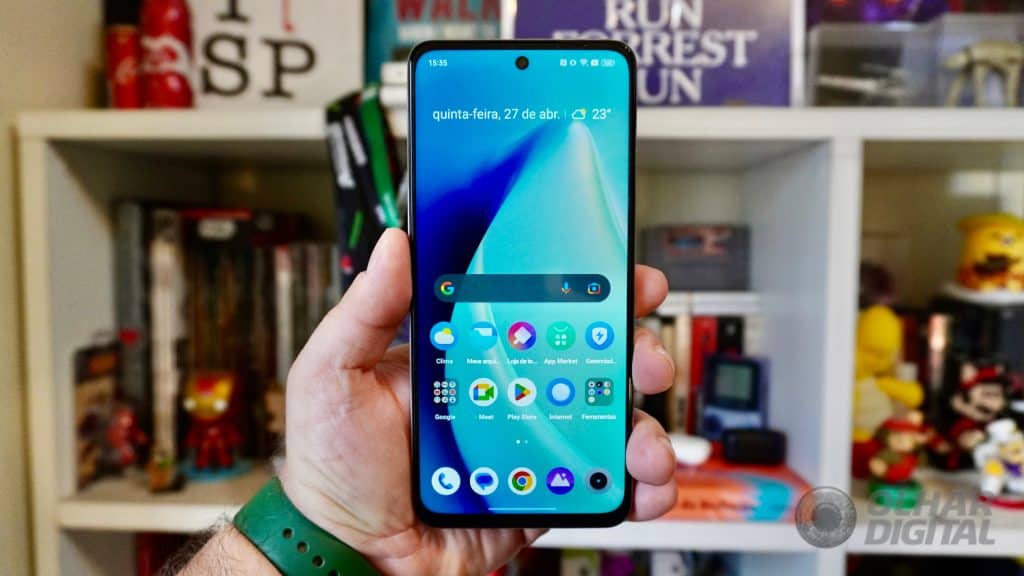 Realme C55 (Imagem: André Fogaça/Olhar Digital)