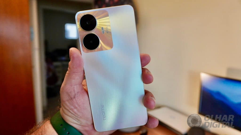 Realme C55 (Imagem: André Fogaça/Olhar Digital)