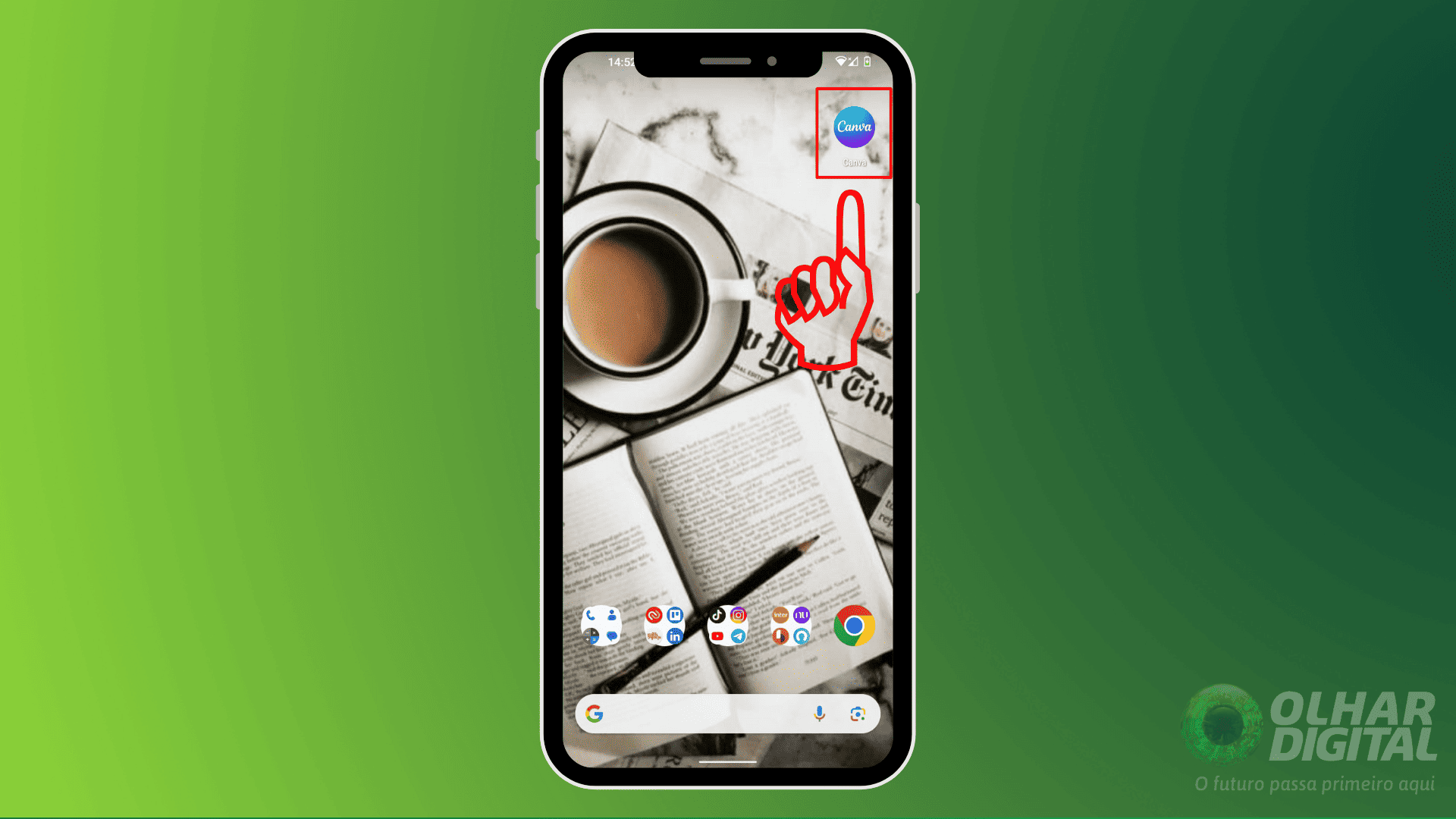 1 - criar logo pelo celular no canva