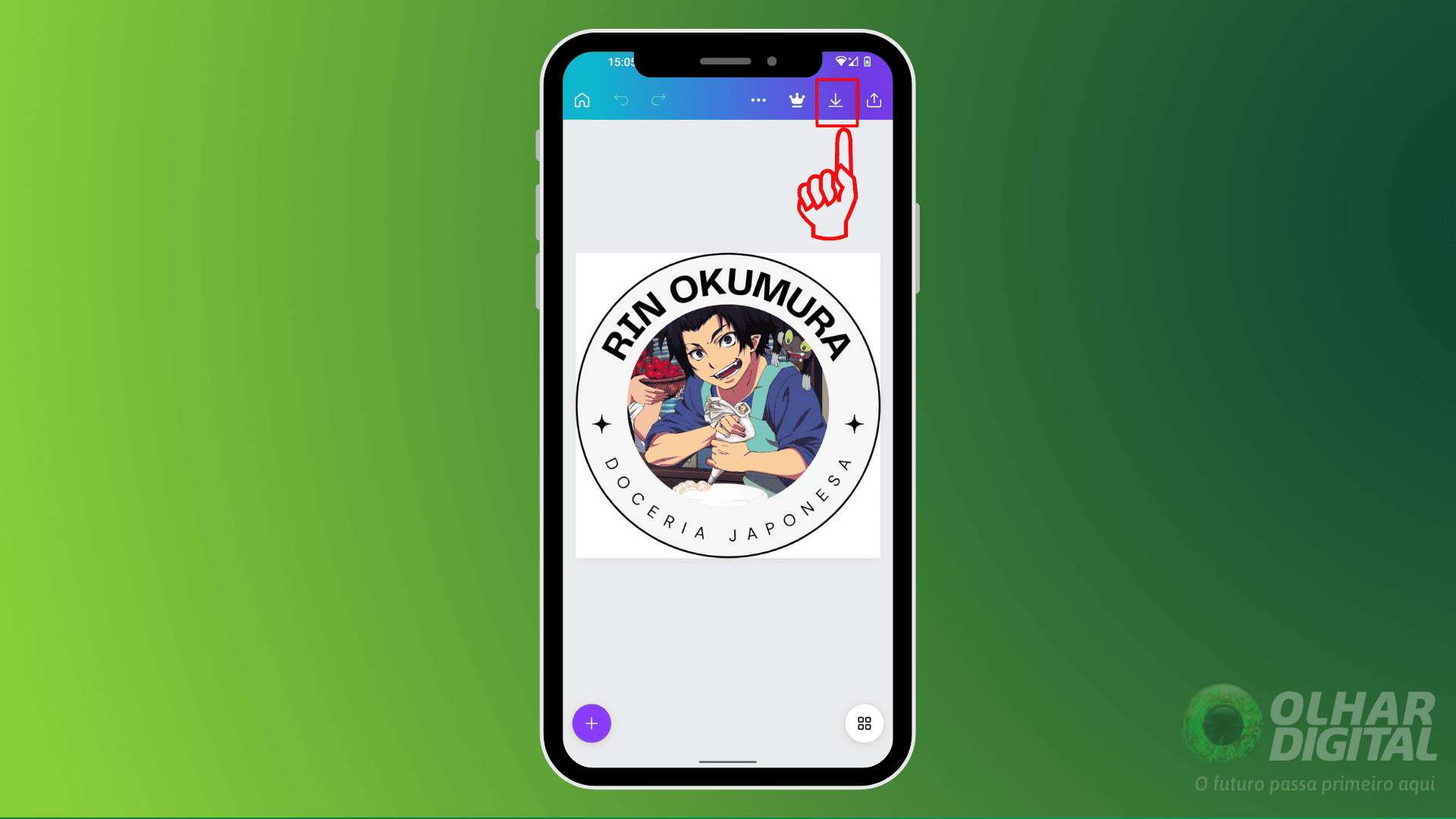 7 - criar logo pelo celular no canva