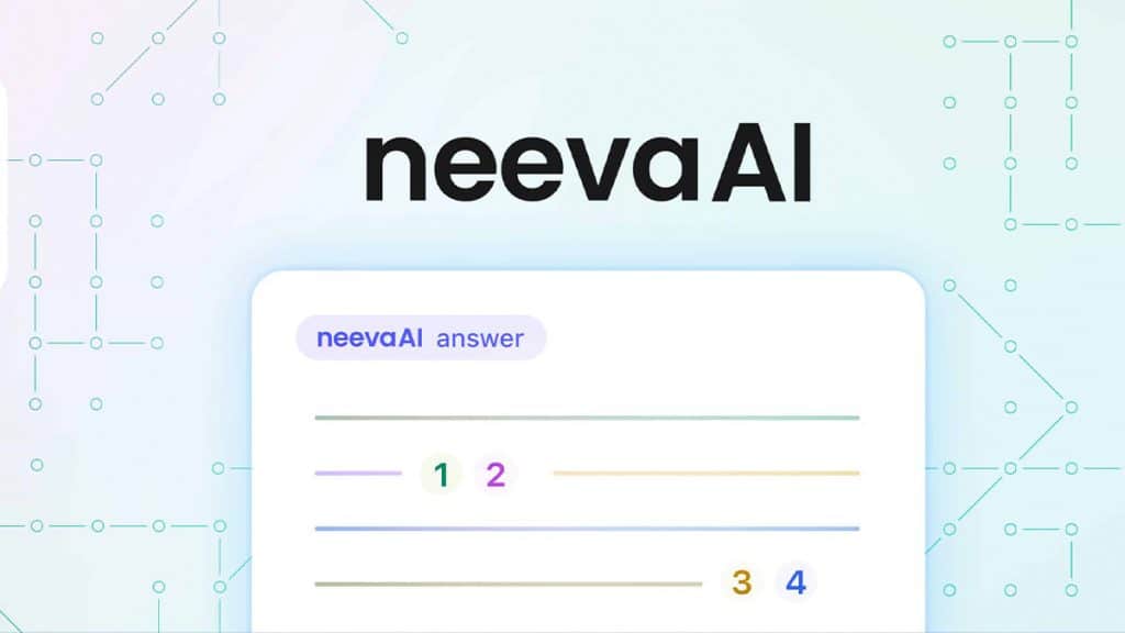Ilustração sobre inteligência artificial do Neeva, concorrente do Google
