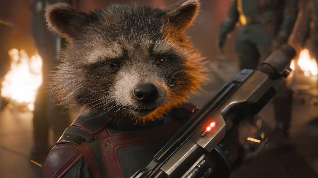 Rocket Raccoon é o personagem central de Guardiões da Galáxia Vol. 3.