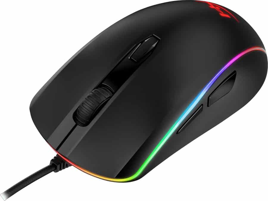 Mouse gamer HyperX Pulsefire Surge. Imagem: Divulgação
