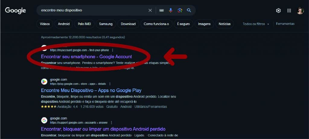 Encontre Meu Dispositivo