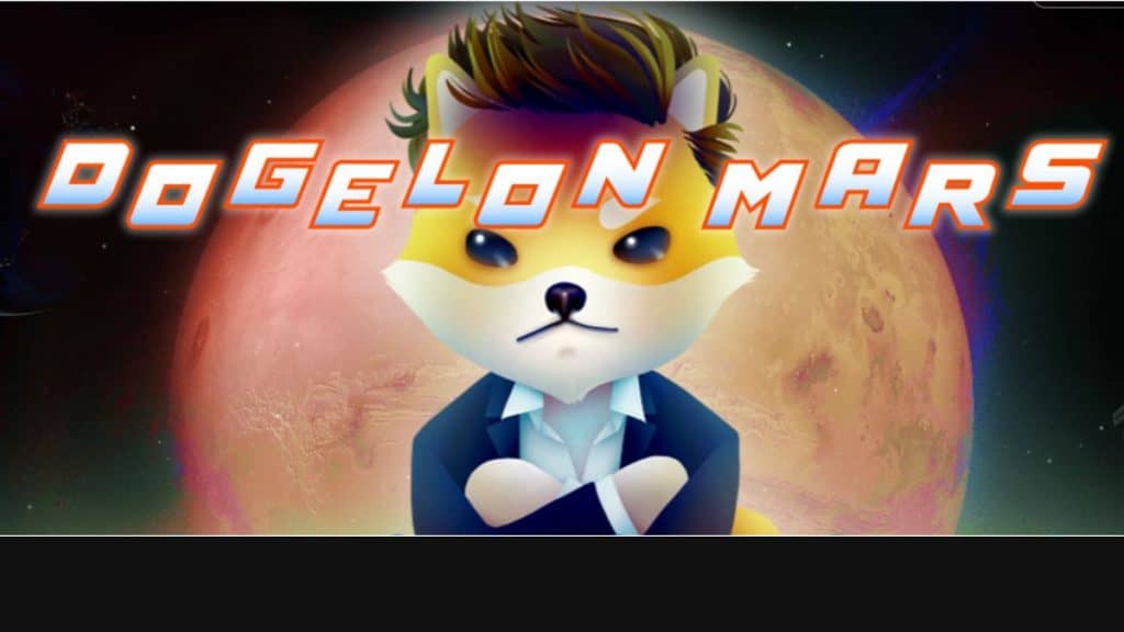 Ícone da moeda  Dogelon Mars em destaque