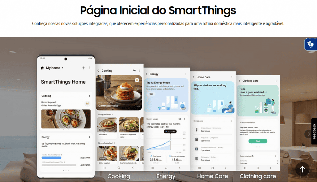 aparelhos inteligentes samsung smarthings 5