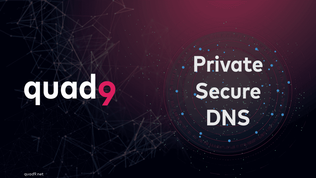 Imagem mostrando a identidade visual do DNS da quad9