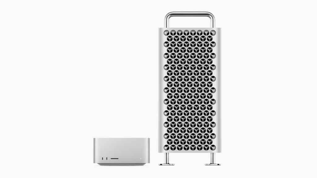 Mac Studio e Mac Pro com chip M2 Ultra (Imagem: divulgação/Apple)