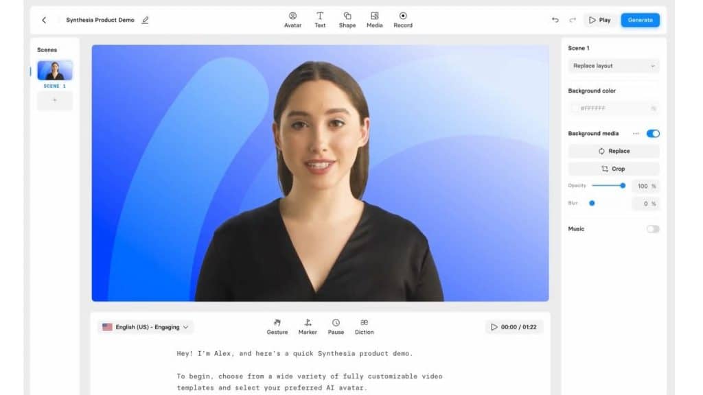 4 melhores inteligências artificiais para criar e editar vídeos Por meio da inteligência artificial, tem ficado muito mais fácil criar vídeos e até mesmo editá-los. A tecnologia tem permitido que pessoas sem grande conhecimento técnico em edição realizem trabalhos muito interessantes em conteúdos audiovisuais. Synthesia AI