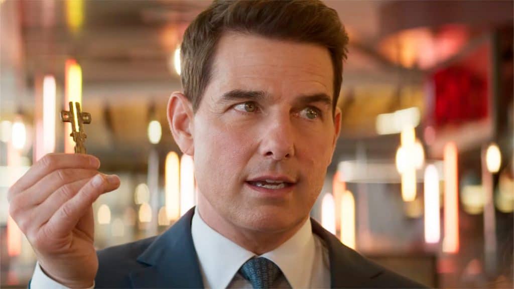 Tom Cruise em cena de Missão Impossível