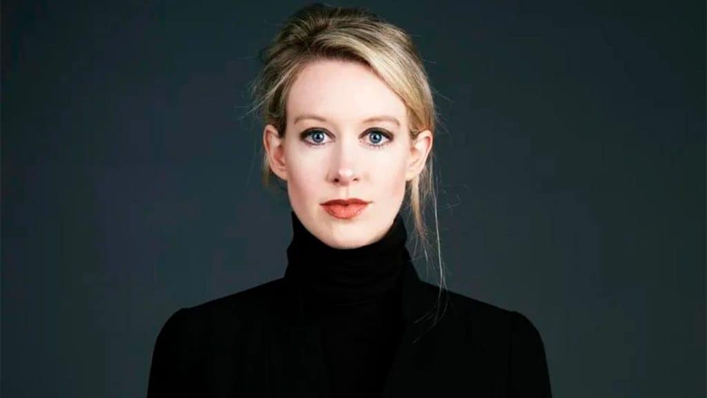 Foto estilo retrato de Elizabeth Holmes