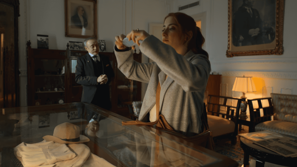 Imagem mostrando as personagens Ahmet e Ersla em cena cômica do primeiro capítulo