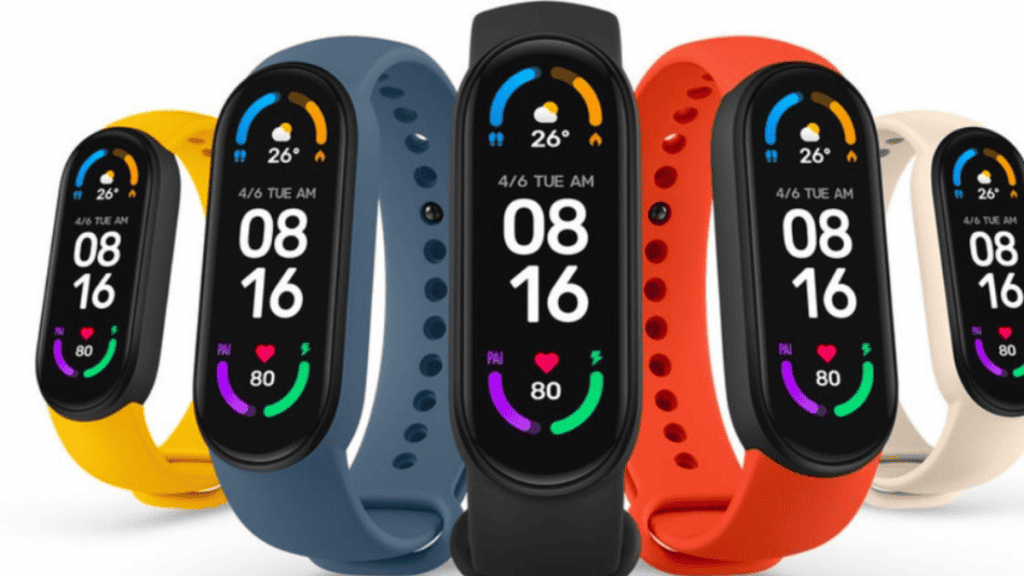 Imagem mostrando o Xiami Mi Band
