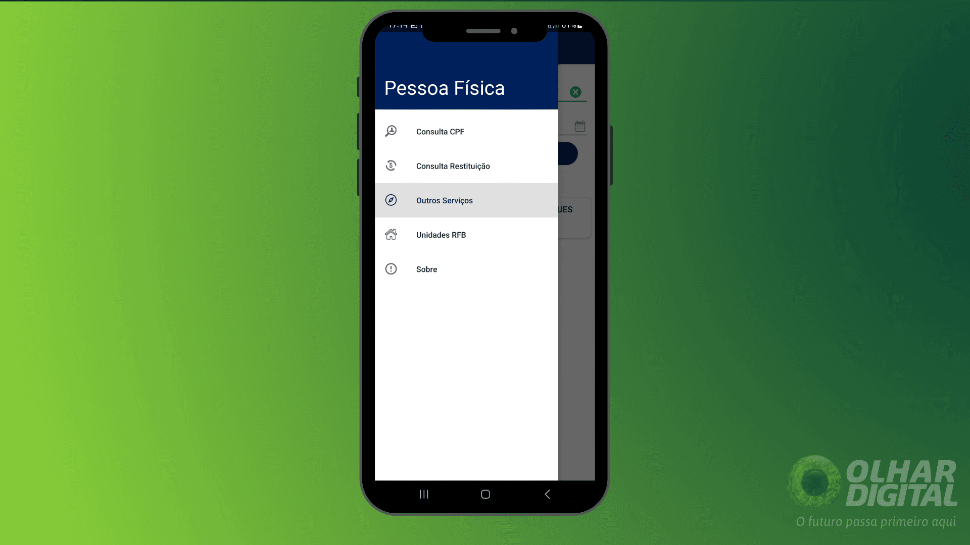 Passo 1 primeira via