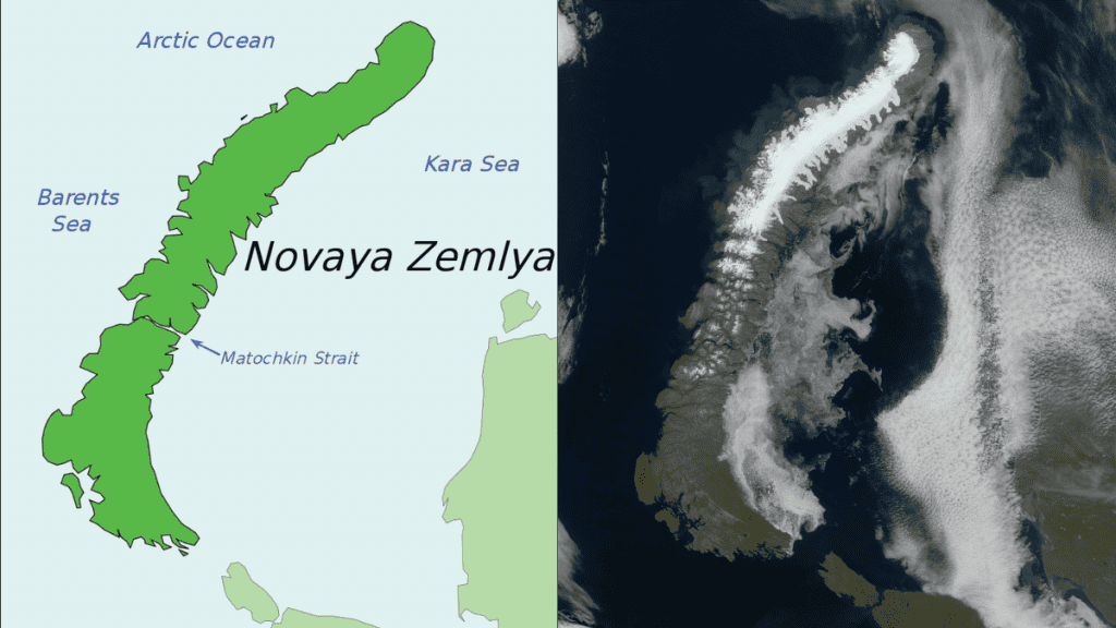 arquipélago de nova zembla