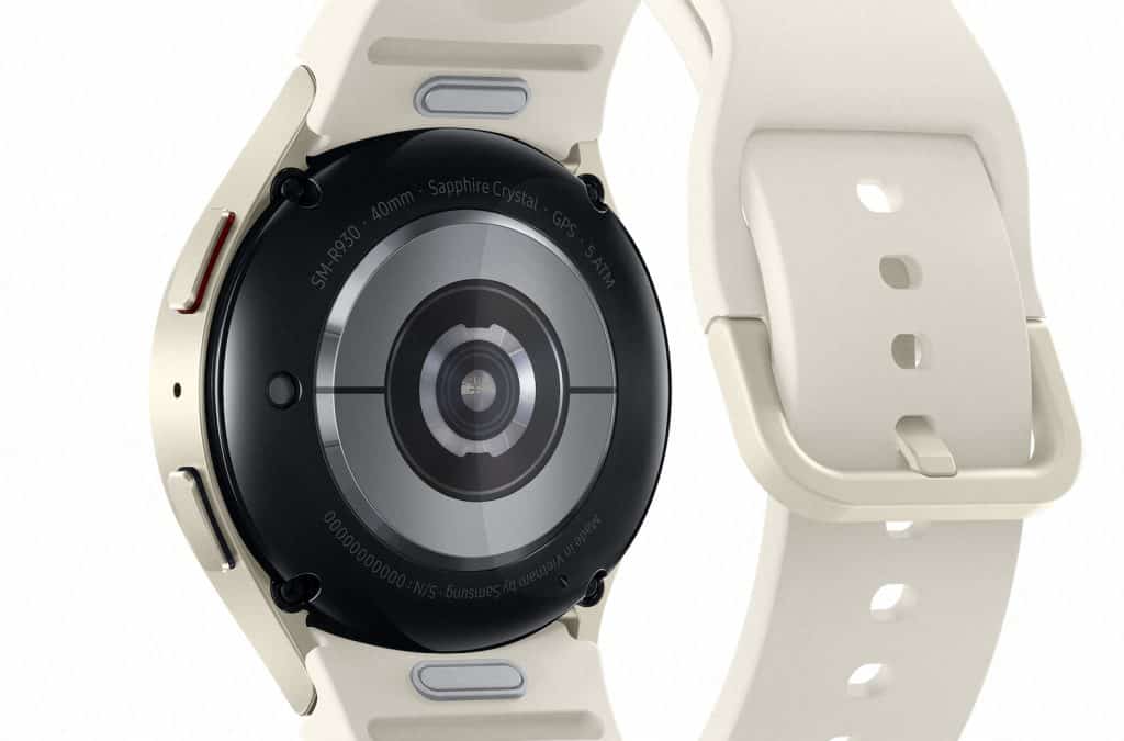 Novo mecanismo para liberar a pulseira do Galaxy Watch 6 (Imagem: divulgação/Samsung)