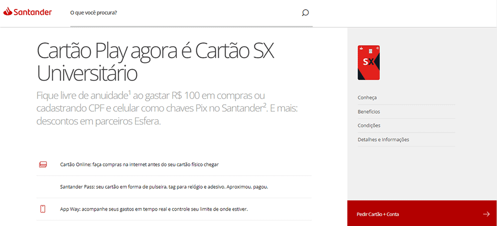 Cartão de crédito para negativado