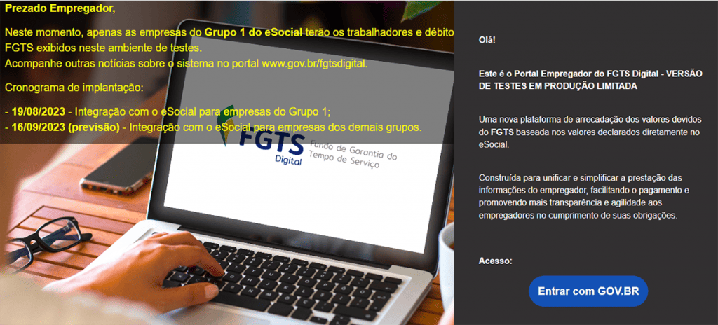 Novo sistema de arrecadação do FGTS