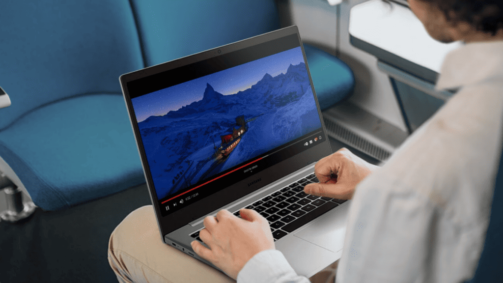Imagem mostrando o Galaxy Book Go