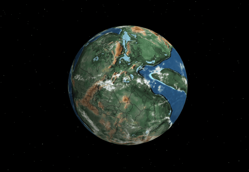 Mapa da Terra Antiga