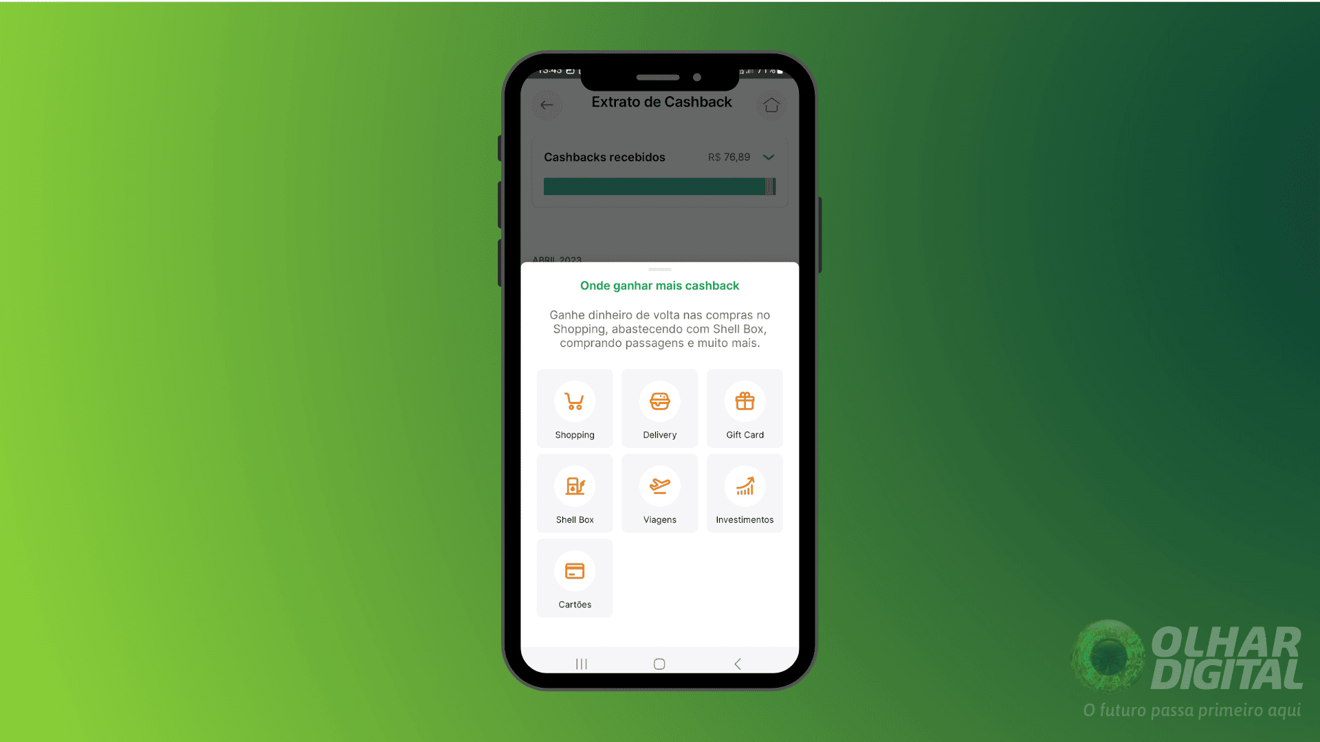 Passo 3 onde conseguir Cashback do Inter