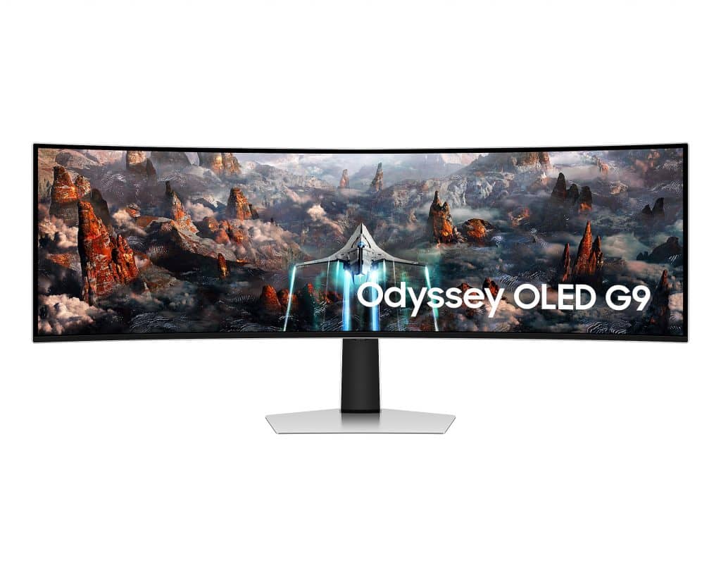 Monitor gamer Odyssey OLED G9 (Imagem: divulgação/Samsung)