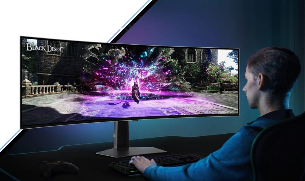 Monitor gamer Odyssey OLED G9 (Imagem: divulgação/Samsung)