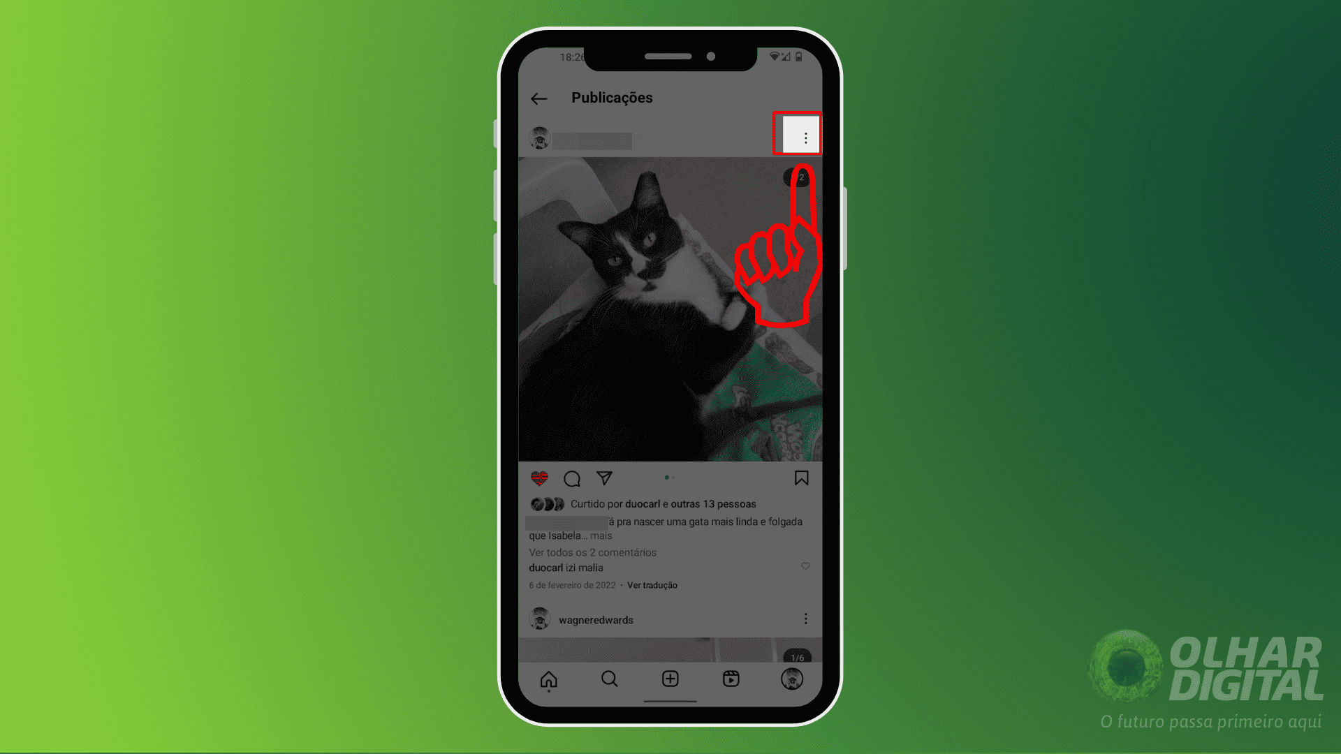 x1 - como arquivar foto no instagram