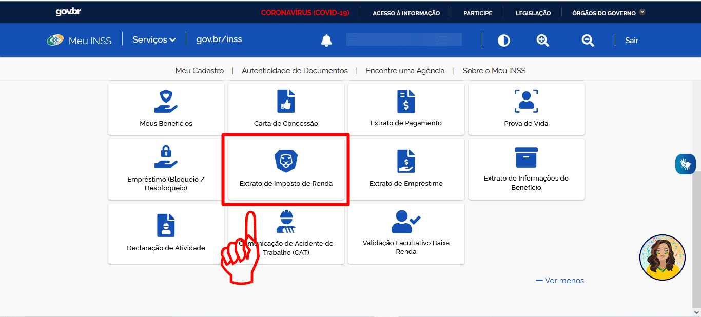 x2 - extrato imposto de renda inss