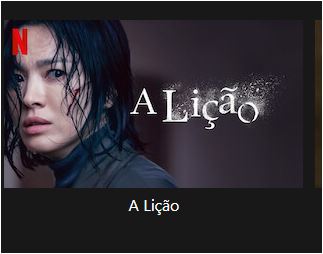 Banner do Netflix de A Lição