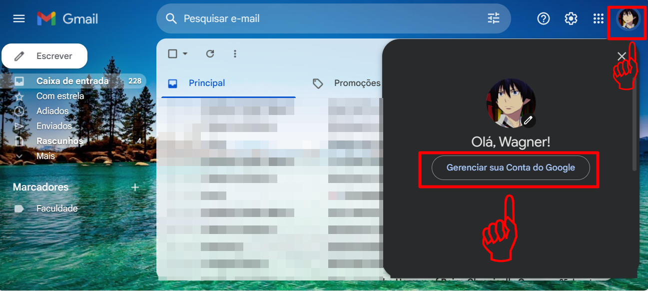 2 - como mudar a foto de perfil do google pelo computador