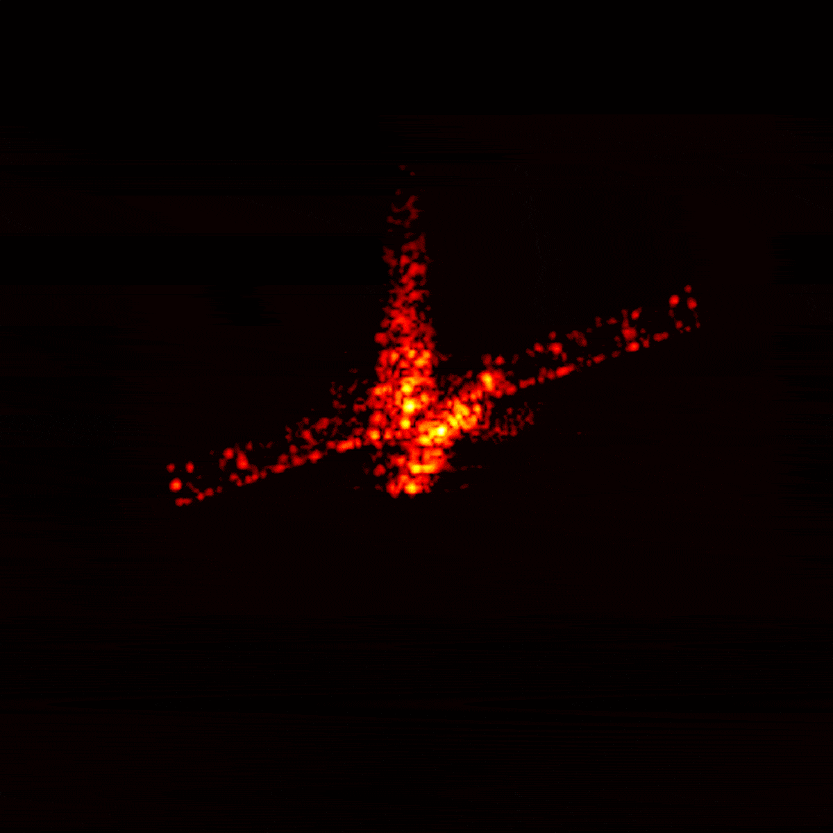 Reentrada ardente do satélite Aeolus na atmosfera terrestre