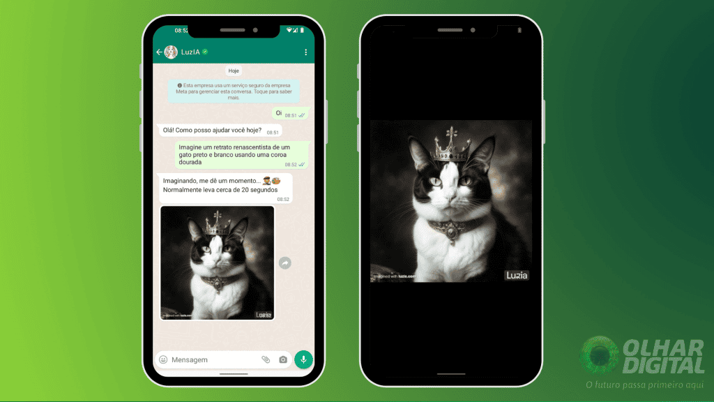 5 - criar imagens com a LuzIA