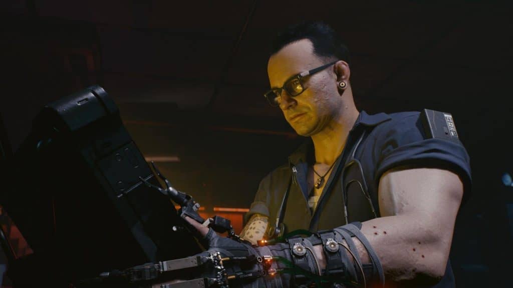 Voz em polonês de Viktor Vektor é feita por IA (Imagem: divulgação/CD Projekt Red)