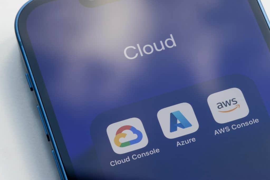 Microsoft e Amazon nuvem