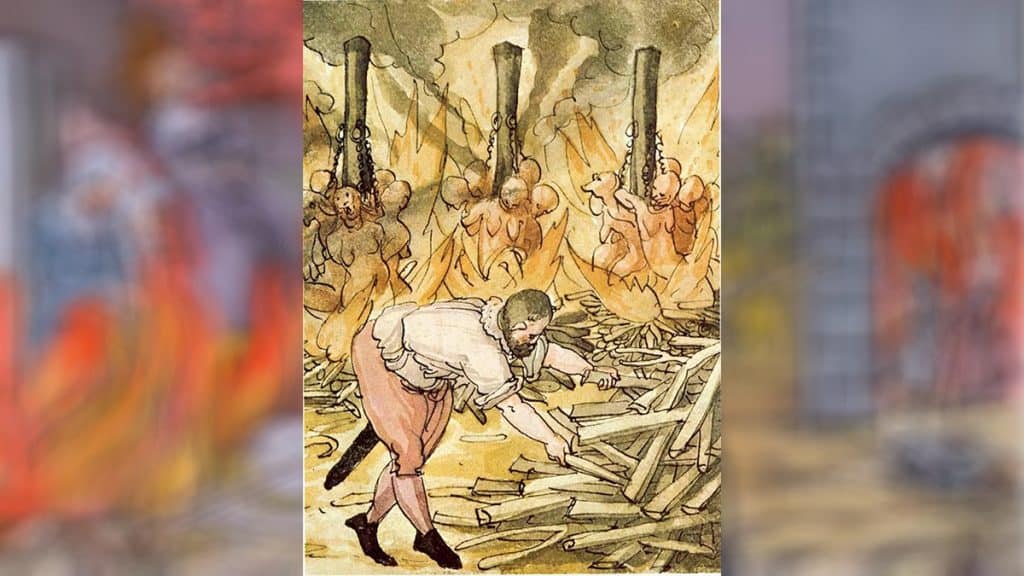 Ilustração sobre bruxaria