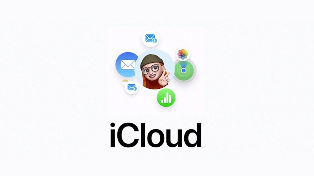 Imagem mostrando o símbolo do iCloud