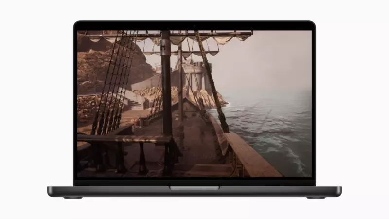 Myst rodando no MacBook Pro com M3 (Imagem: divulgação/Apple)