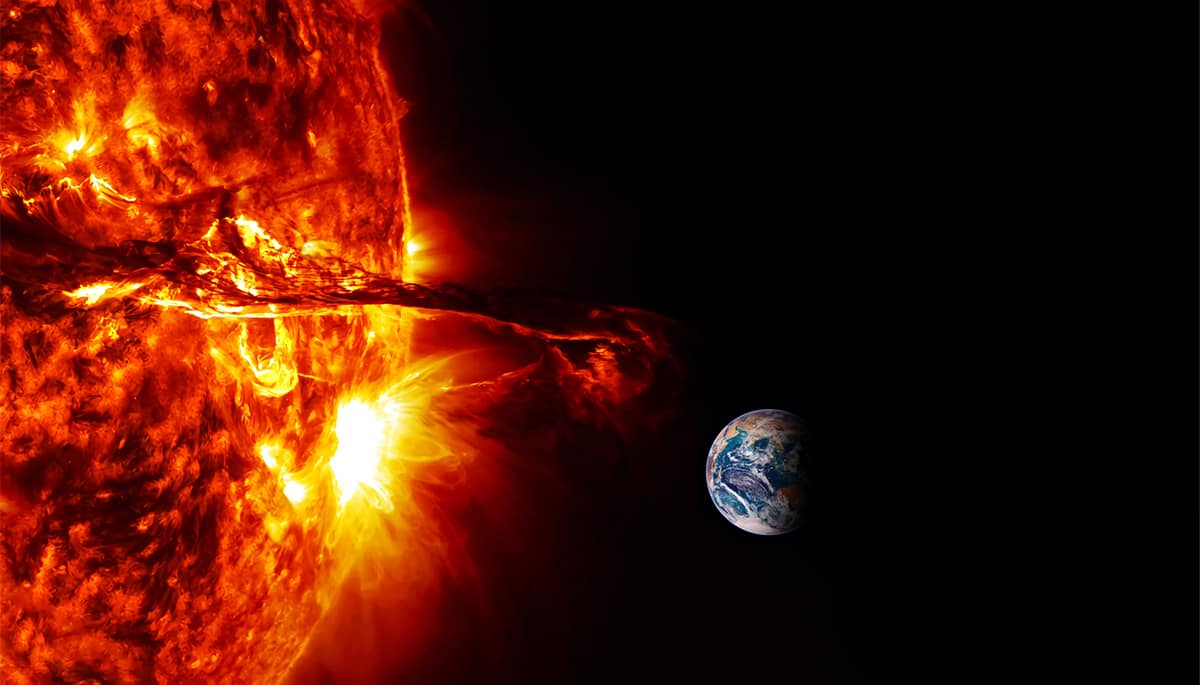 El chorro de plasma solar debe «arrojar» la Tierra