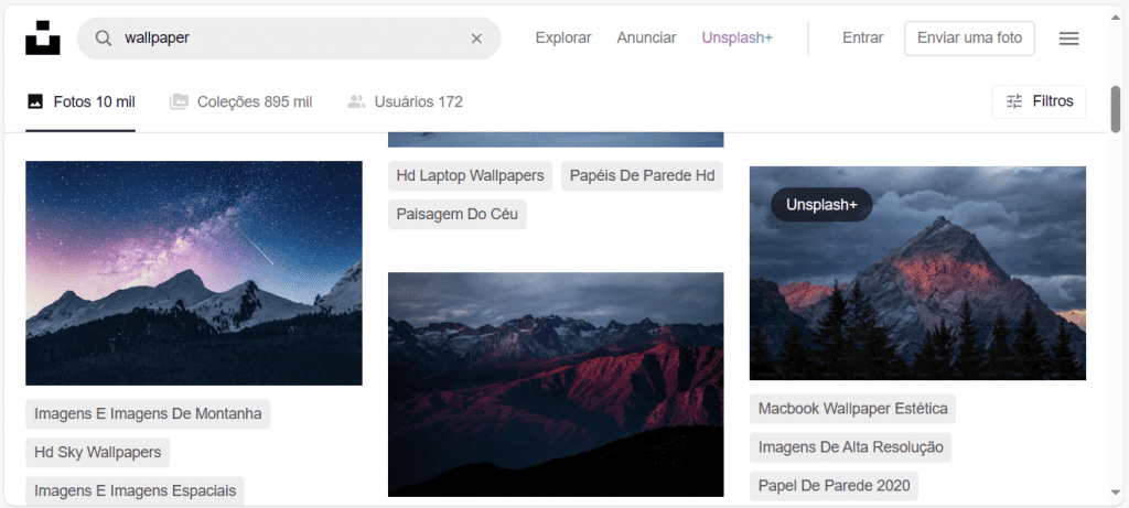 2 - cinco sites para encontrar papeis de parede
