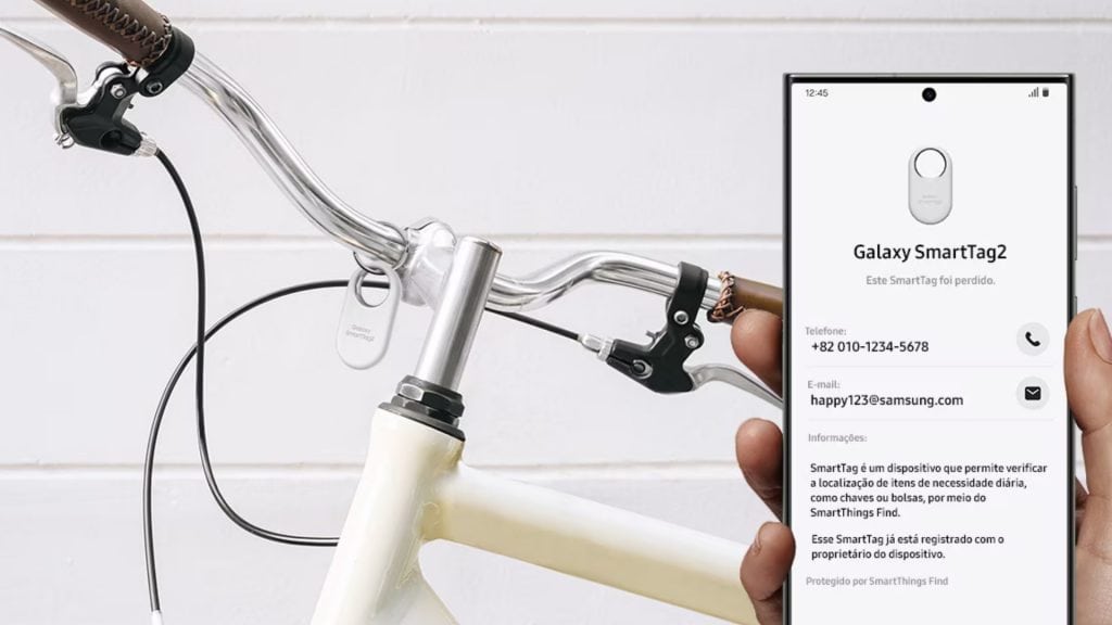 SmartTag pode ser usada para encontrar bicicleta