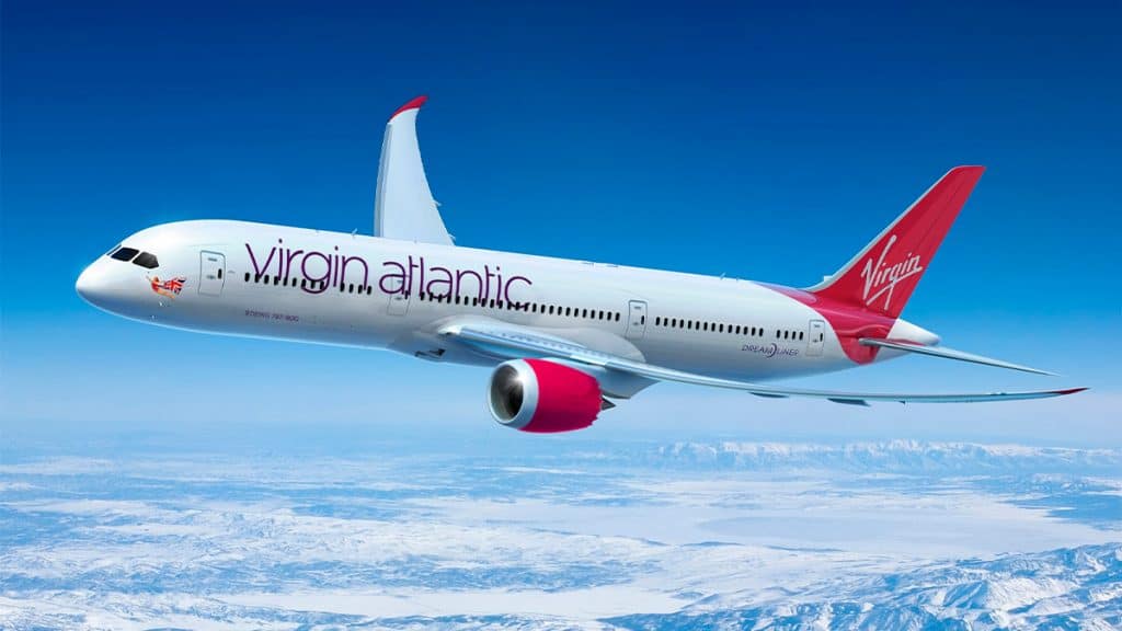 Avião da Virgin Atlantic