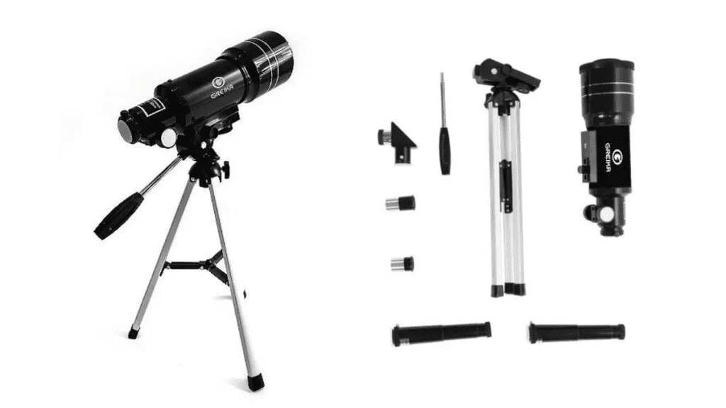 Telescópio de Mesa Greika F30070m/reprodução
