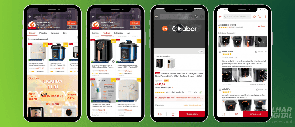 loja gaabor na shopee