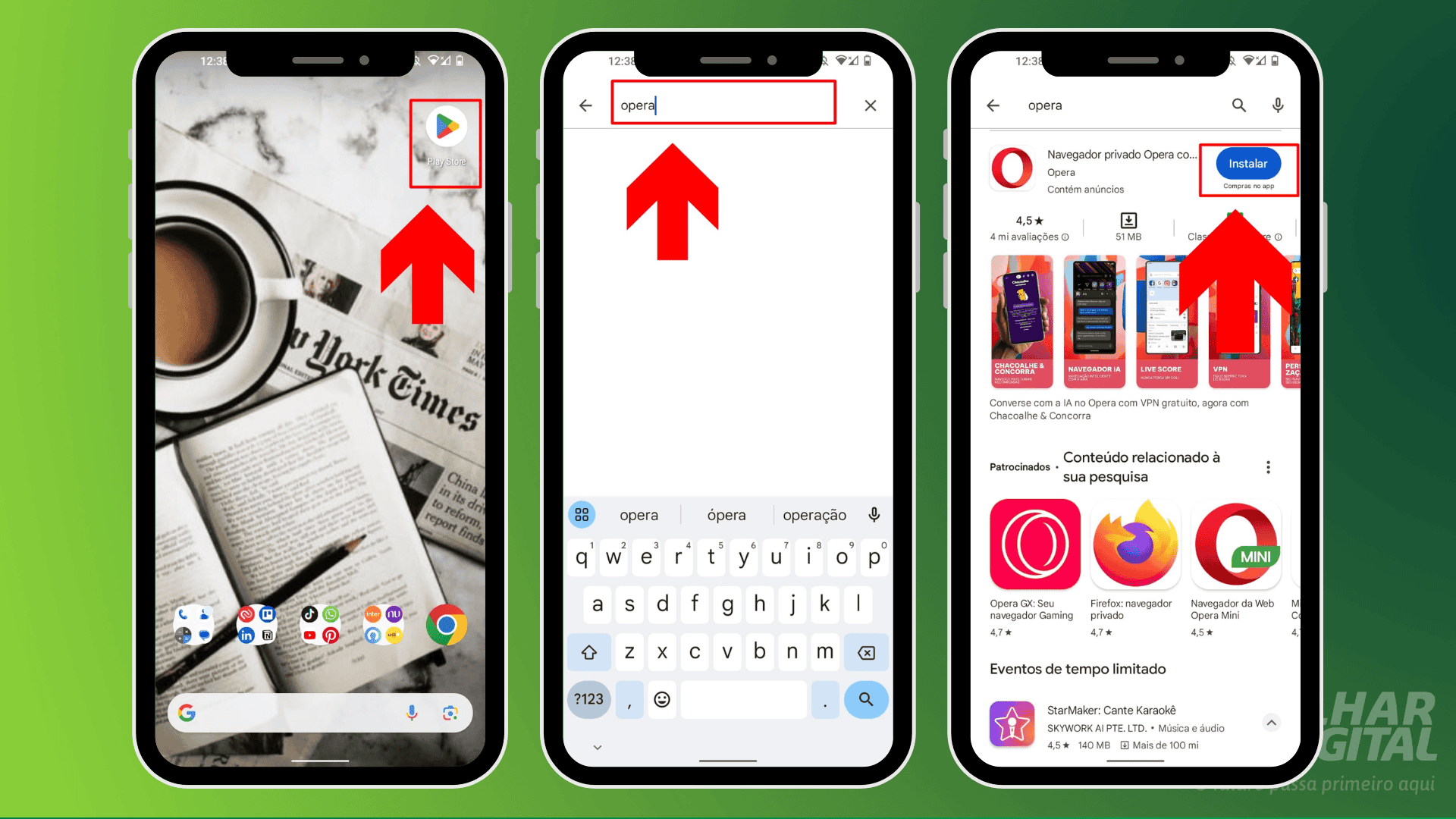 1 - como instalar navegador opera no celular