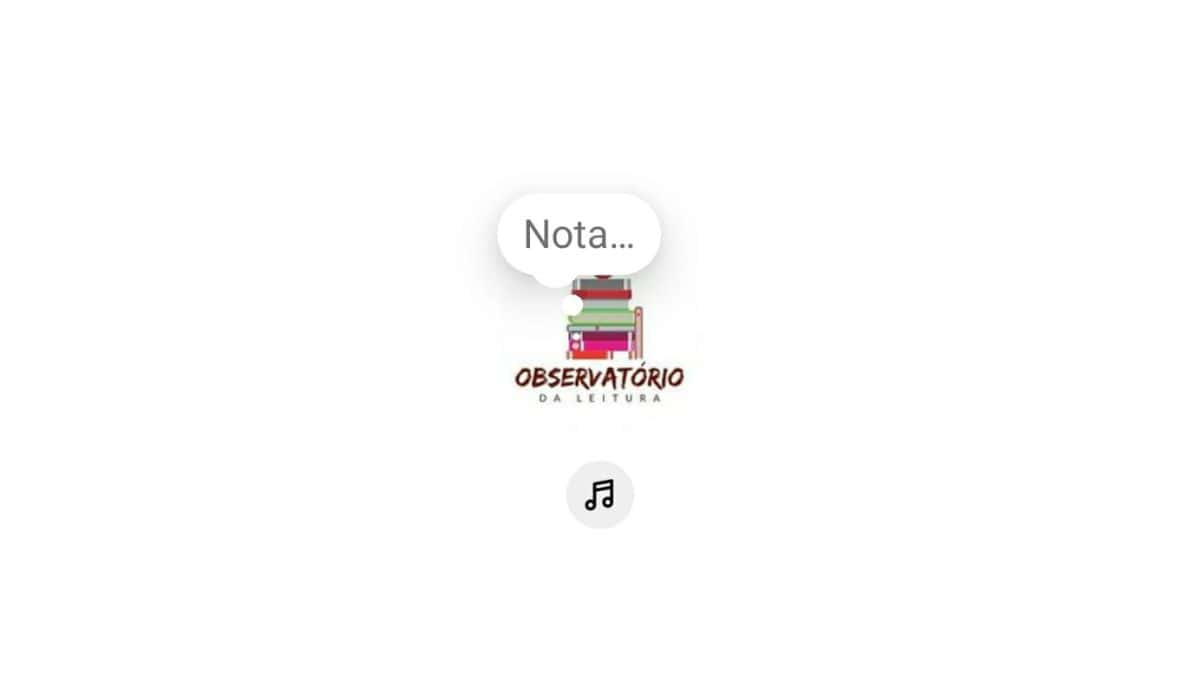 Imagem de perfil para criar nota