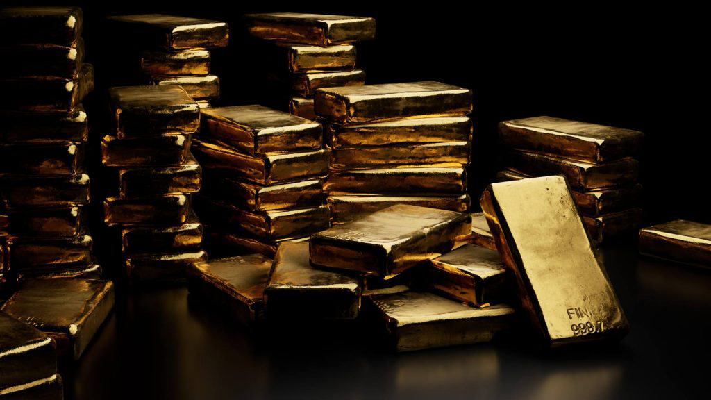 Barras de ouro