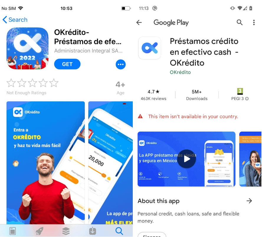 App empréstimo