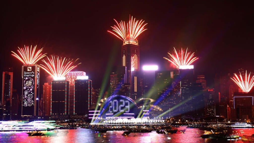 Ano Novo em Hong Kong
